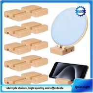 [Quietnight.my]10 Pcs Embroidery Hoop Display Embroidery Hoop Wooden Base Holder Embroidery CrossSti