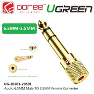 UGREEN UG-20503-20503 6.35MM MALE JACK TO 3.5MM FEMALE JACK AUDIO CONVERTER ADAPTER 6.35MM TO 3.5MM 