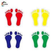[chulisia] Footprint Stickers Foot Print Stickers 29 Cmx14 cm Practical Feet Spots for Decorative Nu