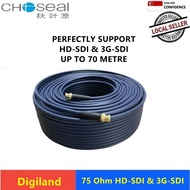 BLUE COLOR HD SDI 3G SDI CABLE FOR HIGH DEFINITION SIGNAL TRANSMISSION 0.5m-100m