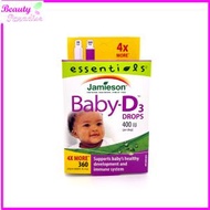 Jamieson - BABY-D 初生嬰兒 維他命 D3 360 滴液 [平行進口] 骨骼關節牙齒健康 此日期前最佳:2026年07月31日