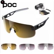 XS (COD）POC ELICIT Cycling Sports Glasses Men Women Large Frame Anti-Ultraviolet Running Sunglasses