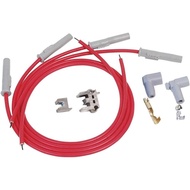 MSD 31159 Super Conductor Spark Plug Wire Set 4 Cyl Multi-Angle Plug, Socket/HEI