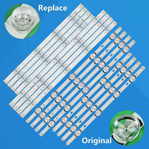8pcs LED strip For 47'' TV 47LF5610 47LB5800 47LB6520 47LB5700-ZB 6916L-1715A 6916L-1716A 6916L-1948