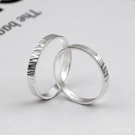 Tree Pattern Ring Sterling Silver Korean Version Original Handmade Unique Customized Ring Men Women 