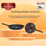Chefology Marble Frying Pan 24cm