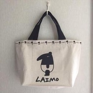 【懶熊部屋】（現貨）LAIMO JAPAN 日本正版 Cherng 馬來貘 棉質 提袋 午餐袋