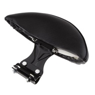 Hicaee PU Leather Motorcycle Leather Rear Passenger Back Rest Backrest Pad Black