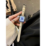 Smart Watch S10/9/8/7/SE/6/5/4/3/2/1 String 18 Plain Leather Strap 38/40/41/42/44/45/49/46mm