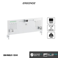 ERGONOZ PANEL01 PEGBOARD DIY ชั้นวางของติดโต๊ะ 2 ขนาด 120 และ 140 cm.