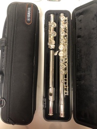 Yamaha YFL-222 sliver flute 雅馬哈 鍍銀長笛連原裝袋