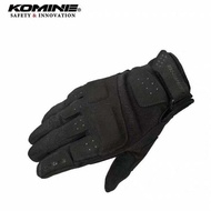 การลดราคา!!! KOMINE ถุงมือ KOMINE GK-227ถุงมือรถจักรยานยนต์เต็มนิ้วหน้าจอสัมผัสระบายอากาศถุงมือขี่กล