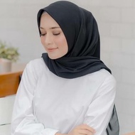HIJAB JILBAB SEGIEMPAT PARIS RED ROSE HITAM&PUTIH TERMURAH