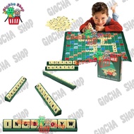 MAINAN ANAK MENYUSUN KATA BAHASA INDONESIA ENGLISH [5220Y] - MAINAN EDUKASI ANAK BOARD GAME SCRABBLE