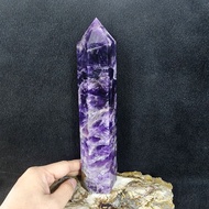 แท่งหินเชฟรอนอเมธิสต์ หินอเมทิสต์ อเมทิสต์(chevron Amethyst)Amethyst สูง 22 ซม.กว้าง 4.5 ซม.หนา 4.2 ซม.น้ำหนัก 787 g.