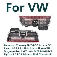 LED Car Door Warning Logo Projector Welcome Light Accessories For VW Passat B6 B7 B8 B9 Scirocco R T