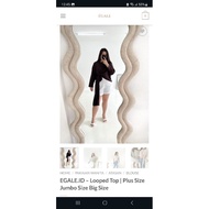 EGALE Looped Top Size BIG Dark Berry