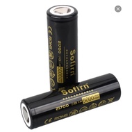 {New} & sofirn 21700 rechargeable power battery semula-5000mAh
