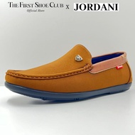 Jordani Men Synthetic Buckle Design Casual Comfort Slip-On Moccasin Loafer Shoe Kasut Lelaki Sarung JM2353