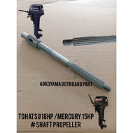 TOHATSU/MERCURY OBM 18HP/15HP 362-64211 Propeller shaft #2 stroke outboard engine part