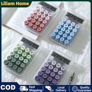 Transparent Gradient Large Button Calculator Large Screen Electronic Calculator 10 Digit Student Spe