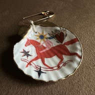 【也形】快樂戈黛娃 | S別針扇貝 吊飾收納兩用盤 | M扇貝飾品盤