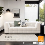 [BOUCLE FABRIC] Jasper Italian Modern Minimalist Sofa/ deep seats/ EUROPEAN STYLE SOFA BOUCLE FABRIC