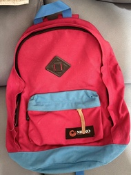 Nikko 雙肩背包 紅藍配色