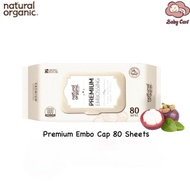 Natural Organic Baby Wipes - Original Plain / Original Emboss / Premium Emboss / Soothing Premium