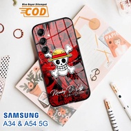 Softcase Glass Kaca SAMSUNG A34 & SAMSUNG A54 (5G) - Case Handphone SAMSUNG A34 & SAMSUNG A54 (5G) [