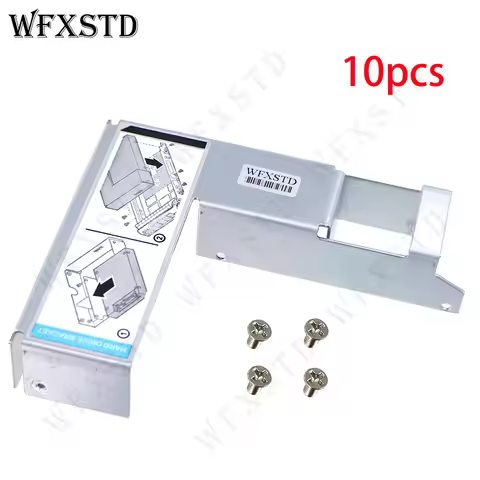10Pcs NEW 3.5" TO 2.5" HDD Bracket Tray Caddy For DELL R420 R430 R510 R520 T620 R710 R720 R730 09W8C