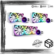 NZXT KRAKEN X53/X63/X73 WITH AER RGB AIO LIQUID COOLER - WHITE ( 240MM / 280MM / 360MM )