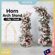 MINIIS PARTY Horn Arch Stand Horn Arch Wedding Backdrop Wedding Decoration Backdrop Arch Backdrop Ga