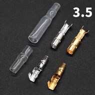 10set 3.5mm Pointed Round Skun / Cable Connector / Cable Connector / Car Motorcycle Modification / L
