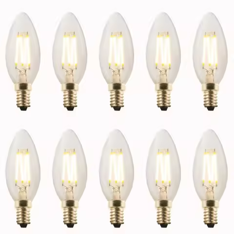 10X E27 E14 LED Filament Light Bulb 220V 4W 8W 12W A60 ST64 G45 C35 Retro Vintage ampoules LED Ediso