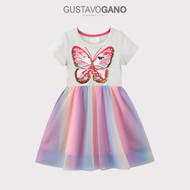 Váy đầm công chúa tay ngắn cho bé gái Gustavo Gano