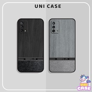 Oppo A54 - A74 - A74 5G Case Printed with luxurious wood grain leather Phone Case