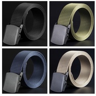 Tactical Belt, Men's Military Belt, Casual Nylon Web Belt with Plastic Buckle