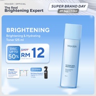 Wardah Brightening & Hydrating Toner 125 ml | Halal Certified, Niacinamide with ADV Technology, Glyc