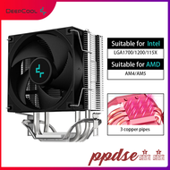 [Ppds] Deepcool Ag300ความร้อน3ท่อความร้อนซีพียูคอมพิวเตอร์ Kühler Voll Vernickelt Hochgeschwindigkeits-PWM-Lüfür Lga1700 1200 115x Am4