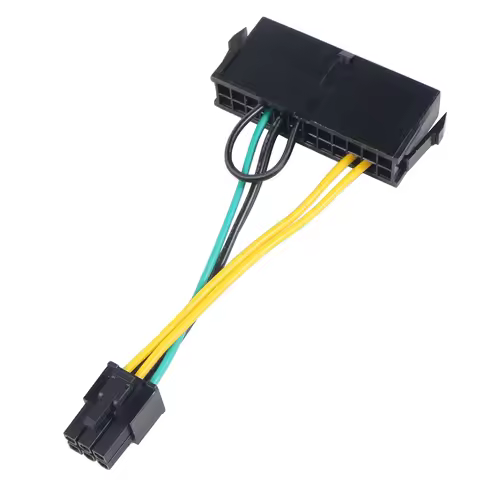 24Pin to 6Pin Power Supply Cable Cord 24p to 6p 18AWG Wire for Lenovo for DELL for Acer 3050 6 PIN M