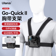 ULANZI CM028 Chest Strap Bracket Sports Camera Magnetic Quick Release Design Outdoor Live Broadcast 