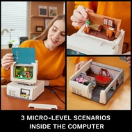 復古 90 年代遊戲電腦 積木套裝