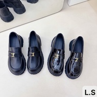 LoaFer Women's C-shaped Shoes, 5cm Wedge Sole, soft leather - Doc Shoes with slim form