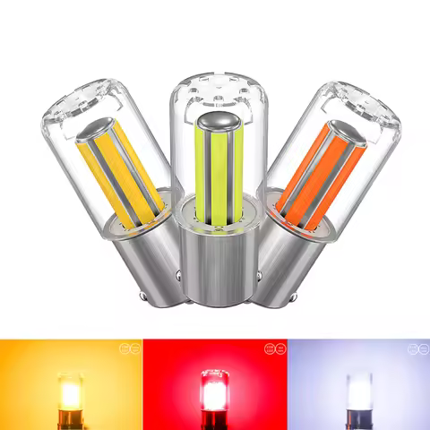 1156 1157 Led Bulb BA15S BAY15D P21W P21/5W LED R5W R10W Car Turn Signal Lights Reverse Lamp COB 12V