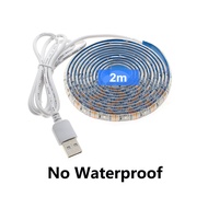 UV LED Strip Light 5V DC 2835 0.5M 1M 2M Waterproof Purple Ribbon Ultraviolet USB Rope Tape for DJ