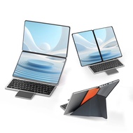 Komputer Riba Dwi Skrin 10.9+10.95 Inci Skrin Sentuh Notebook Intel I3 1215u N100 Wifi6 2 Dalam 1 Ko