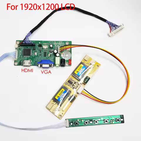 Kit for 1920X1200 M260J3-L01 M260J3-L05 4CCFL LVDS 30Pin LCD screen Driver Board HDMI+VGA+Audio Cont