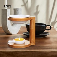 [Lstjj] Essential Oil Burner Candle Holder Burner Wax Melt Burner Oil Diffuser for Yoga