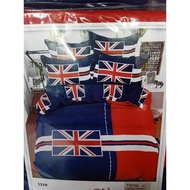 [Ready Stock] KING SIZE Bed sheet 4-piece set/KING SIZE 床单 4件套/Set 4 helai KING SAIZ Cadar